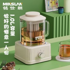 铭仕朗(MINSLAN) 萌格炖全自动多功能养生壶煮茶器 家用迷你的养生壶. MSL-J500B小方杯 6977411130494