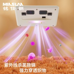 铭仕朗(MINSLAN) 无线除螨仪便携除螨杀菌手持除螨仪紫外线杀菌机沙发除螨神器. MSL-CMY01WX 白色 6977411130241
