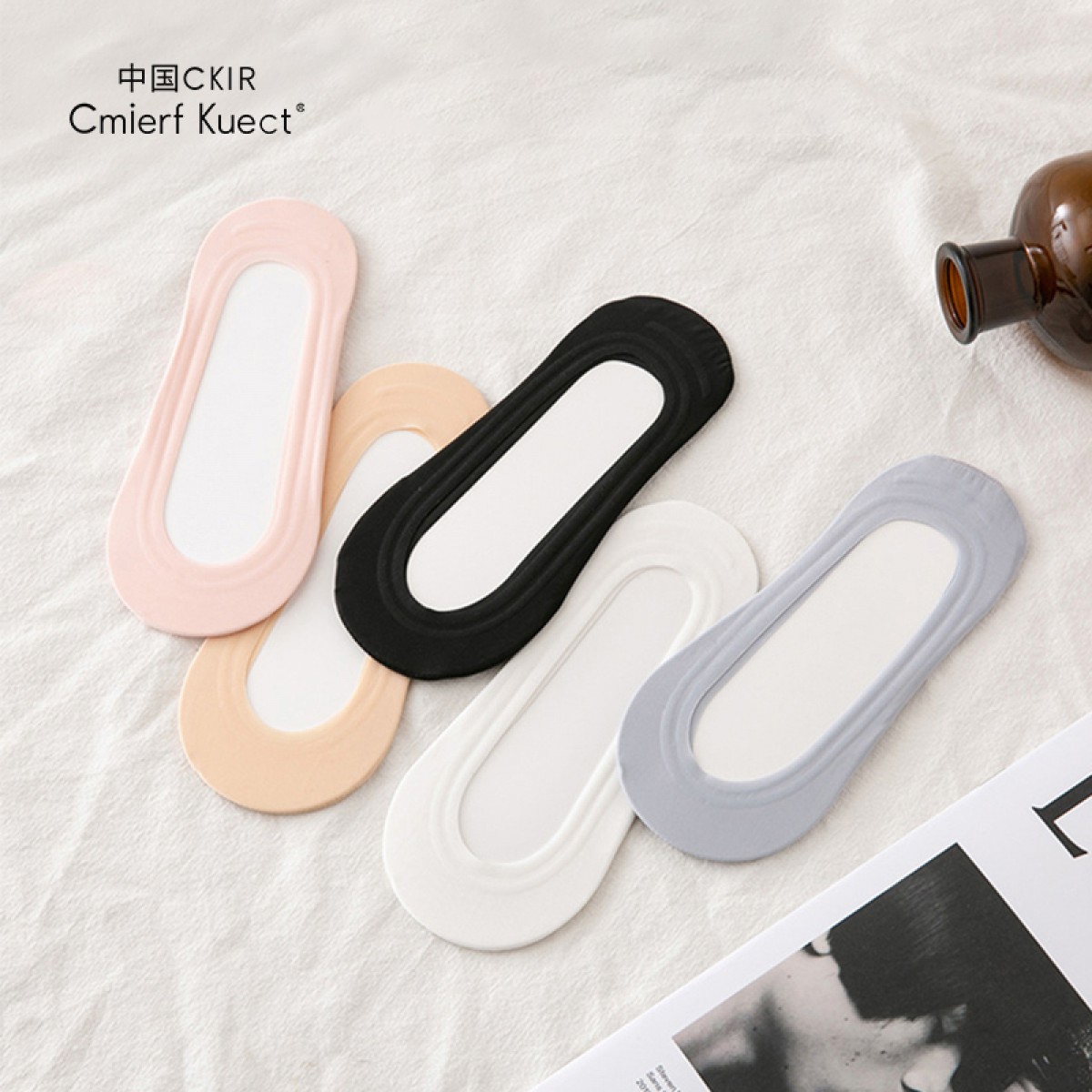 Cmierf Kuect（中国CKIR） 防滑浅口隐形船袜 CKIR-FS11096 均码  新疆，西藏，宁夏，青海，内蒙古，甘肃不发货