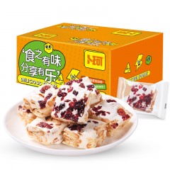 卜珂食乐分享蔓越莓雪花奶酥480克 6955329216172 偏远另加运费
