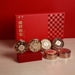 首粮中国供销&京礼会--花开富贵六宝礼盒290g化橘红黄芪花旗参虫草花姬松茸红参  6976389952732