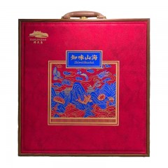 首粮鲜灵岛--知味山海六拼礼盒海参鲍鱼羊肚菌虫草花鱼胶干贝253g  6976389953357