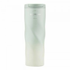 星巴克经典渐层款翻盖杯绿色11149750  6970534204066 偏远另加运费