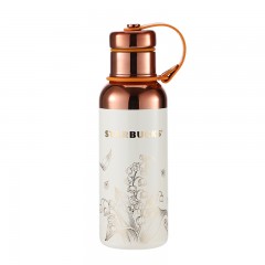 星巴克米白色铃兰款保温杯11179921  6970534205346 偏远另加运费