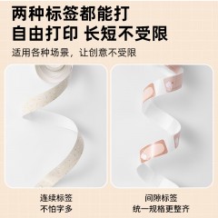 【集采8】得力Q2绿家用便携式热敏标签打印机