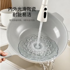 张小泉铂雅陶瓷不粘锅炒锅 32cm  C33560100  6957389152087  偏远另加运费