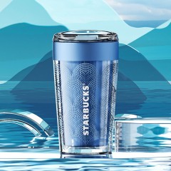 星巴克青雾梦影款复古随行杯11164852  6970534204745 偏远另加运费