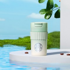 星巴克绿色渐变款桌面不锈钢杯11149743  6970534204431 偏远另加运费