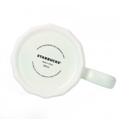 星巴克清透薄荷绿款徽章马克杯11155124  6970534204578 偏远另加运费