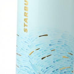 星巴克微蓝韵律款运动保温杯11168503  6970534200228 偏远另加运费