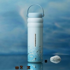 星巴克微蓝韵律款运动保温杯11168503  6970534200228 偏远另加运费