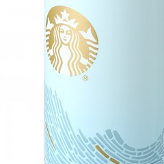 星巴克微蓝韵律款保温杯11168501  6970534201928 偏远另加运费