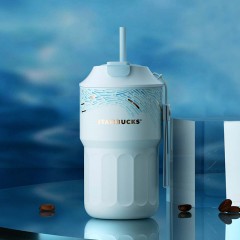 星巴克微蓝韵律款双饮口咖啡杯11168495  6970534201935 偏远另加运费