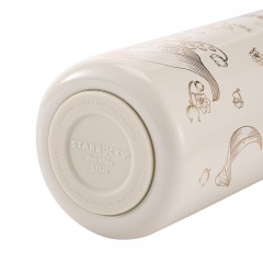 星巴克米白色铃兰款保温杯11179921  6970534205346 偏远另加运费