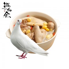 泓花会生鲜谷物散养新鲜鸽子350克/只  2只装  6974644230762  顺丰包邮 偏远另加运费