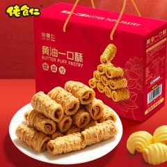 佬食仁黄油一口酥360g/箱约90包