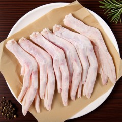 泓花会新鲜冷冻散养鸭掌2斤装 6974644232537 顺丰包邮 偏远另加运费