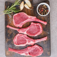 泓花会纯散养草饲原切原切羊法排500g*2袋 6974644232490 顺丰包邮 偏远另加运费