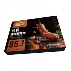 还口以黑猪肉烤肠（黑胡椒味）400g/盒（40g*10根）*3盒 6971721430718