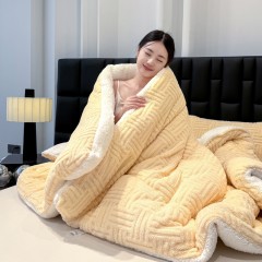 LT DUCK小黄鸭LT塔芙绒提花冬被 6972382492114