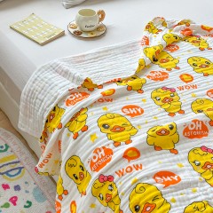 LT DUCK小黄鸭纱布盖毯LT2680024 6972382491995