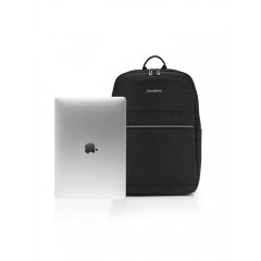 新秀丽（Samsonite）男大容量通勤商务15.6英寸电脑双肩包简约时尚旅行背包NU4*09025 黑色 5400520392220