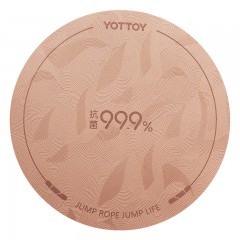 YOTTOY抗菌系列圆形跳绳垫 80*80*0.8cm 粉/绿/灰/白 6978598724247