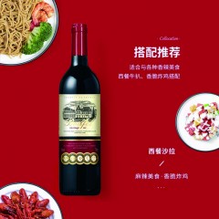 柏德菲庄园干红葡萄酒750ml*6瓶  红酒14度