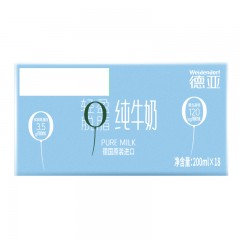德亚欧洲优选脱脂牛奶200ml*18盒 3201712