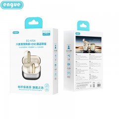 engue恩谷 六麦混馈降噪+ENC通话降噪主动降噪半入耳蓝牙耳机 EG-AP26  6971208972311
