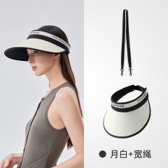 VVC东方小香·花漾空顶防晒帽 VGM5S777月白/宽带 6977679643767