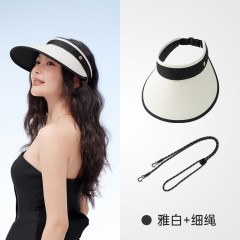 VVC东方小香·真我防晒空顶帽 VGM5S778月白/细带 6977679645976