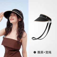 VVC东方小香·真我防晒空顶帽 VGM5S778雅黑/宽带 6977679644511