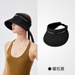 VVC花褶修容防晒帽VGM5S737曜石黑 6977679642739