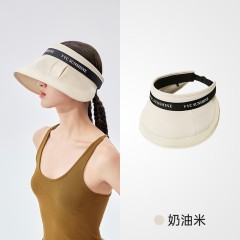 VVC花褶修容防晒帽VGM5S737奶油米 6977679642753