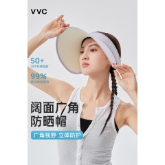 VVC广角防晒帽VTM5S726 曜石黑/月光灰/晴空蓝/奶油米/风信紫