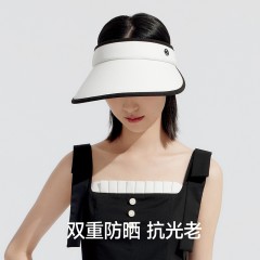 VVC沁风系列小香风防晒帽VGM4S241 雅黑/月白/撞白/撞茶/恋茶 6976269225710