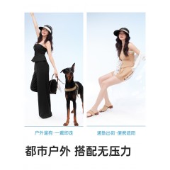 VVC东方小香·真我防晒空顶帽 VGM5S778月白/宽带 6977679644528