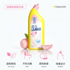彩虹卫士 香氛洁厕液双瓶装元气白桃味2套4瓶装  6934662331810偏远另加运费