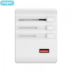 engue恩谷 GaN氮化镓25W 旅行插座充电器EG-601