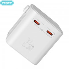 engue恩谷 GaN氮化镓25W 旅行插座充电器EG-601