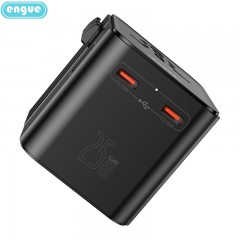 engue恩谷 GaN氮化镓25W 旅行插座充电器EG-601