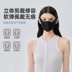 VVC玻尿酸润肤口罩VTK5S768曜石黑 6977679643255