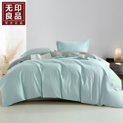 无印良品浅末60s高密贡缎四件套MJ-TC1672  6980047902670 偏远另算运费