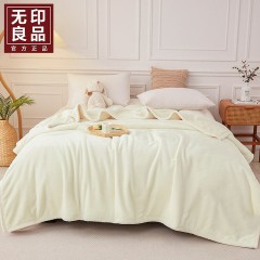 无印良品 舒品贝贝绒盖毯 MJ-FD2760  6980047902786 偏远另算运费