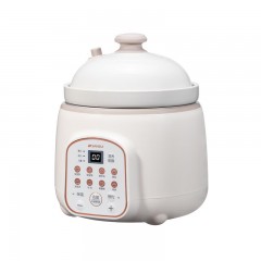 山水（SANSUI）多功能电炖锅煲汤炖甜品 SDZ-21S象牙白 1.2L 微压电炖锅 6975873111297