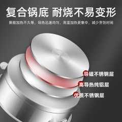 伯尔尼斯赫尔斯四件套 BENS-385 奶锅+汤锅+煎锅+蒸格 6970024401852