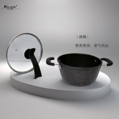 卡兰思摩雅纳米不粘两件套30cm炒锅+22cm汤锅  6972746629149