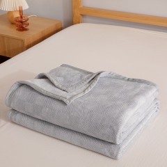 無印良品加厚暖绒毯MJ-TZ22-16规格200*230cm6978032331062