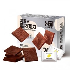 卜珂零点高蛋白黑巧克力200克6955329210408